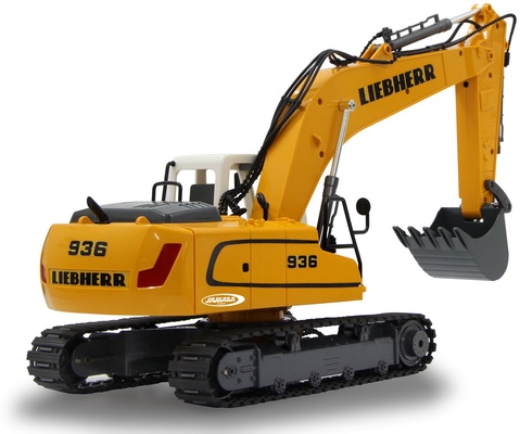 Excavadora Teledirigida Liebherr R936 1:20 2,4GHz Destruction-Set con Pinza y Martillo de Demolicion